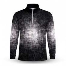 B&W Light In The Dark Men Quarter-zip Pullover