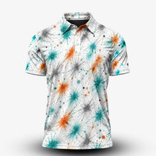 Color Dot Men Polo Shirt
