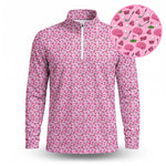 Bogey Brain Men Polo Quarter-zip Pullover