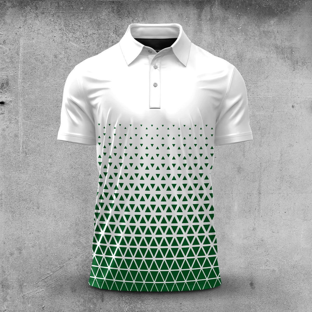 The Matters Green Triangle Men Polo Shirt