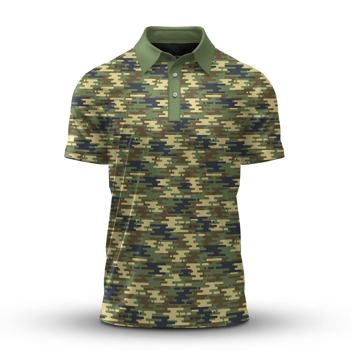 Wave Camo 2026 Men Polo Shirt