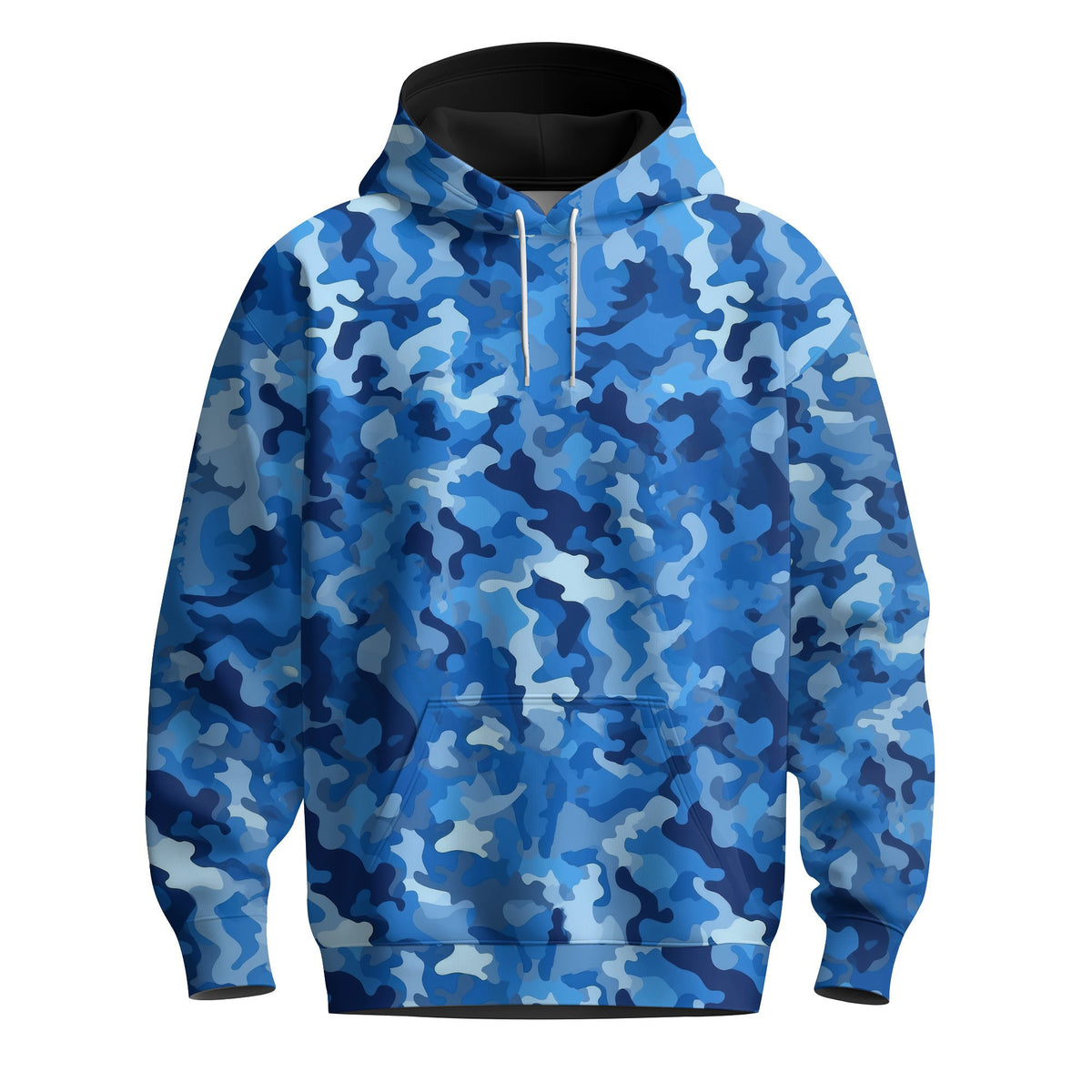 Blue Camo 2026 Men Hoodie