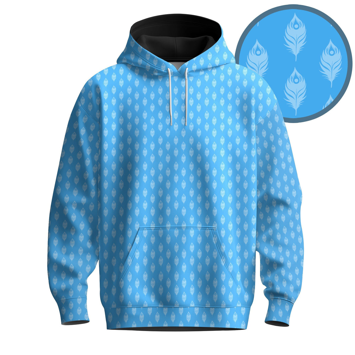 Peacock Feather 2026 Men Hoodie