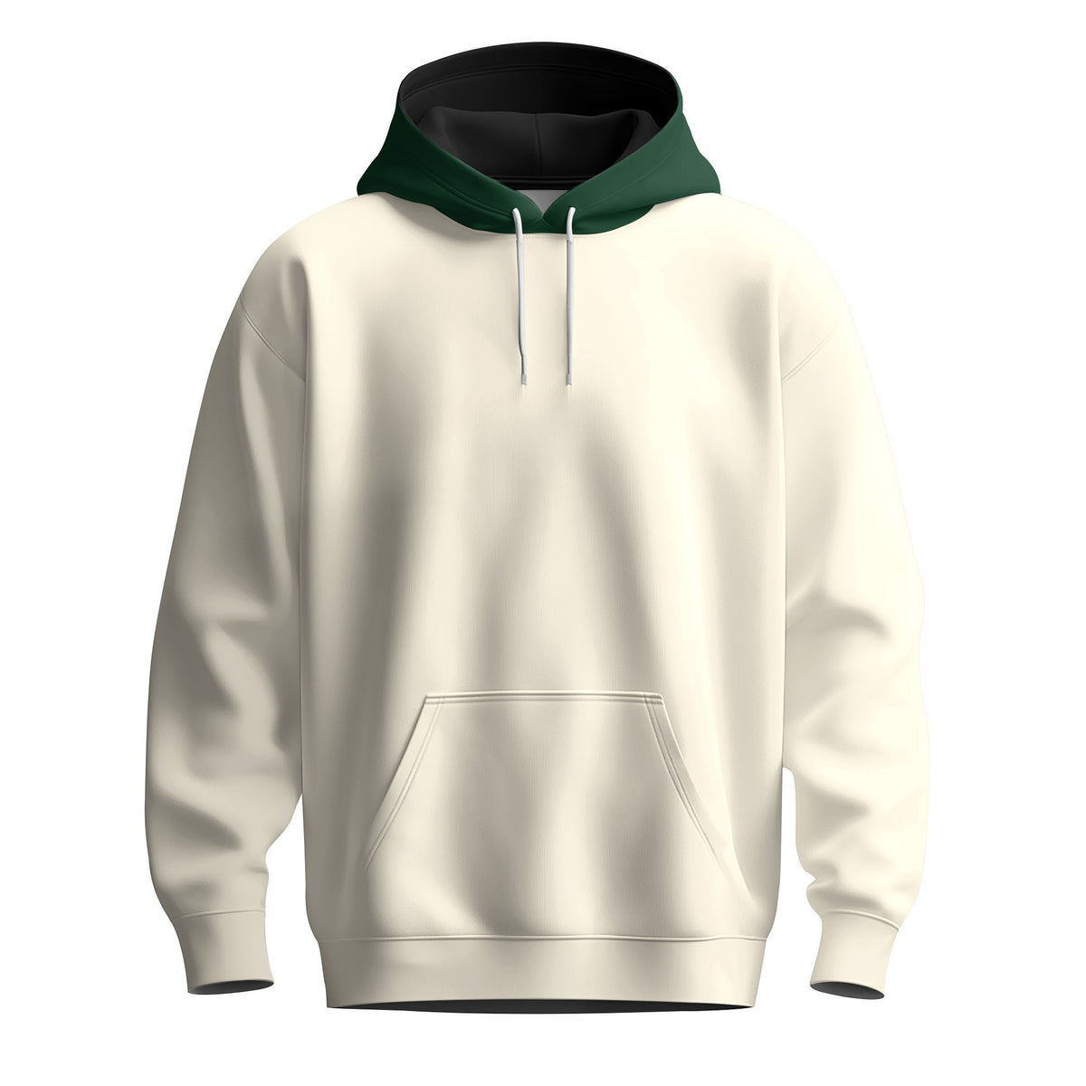 Vanila And Green Men Hoodie
