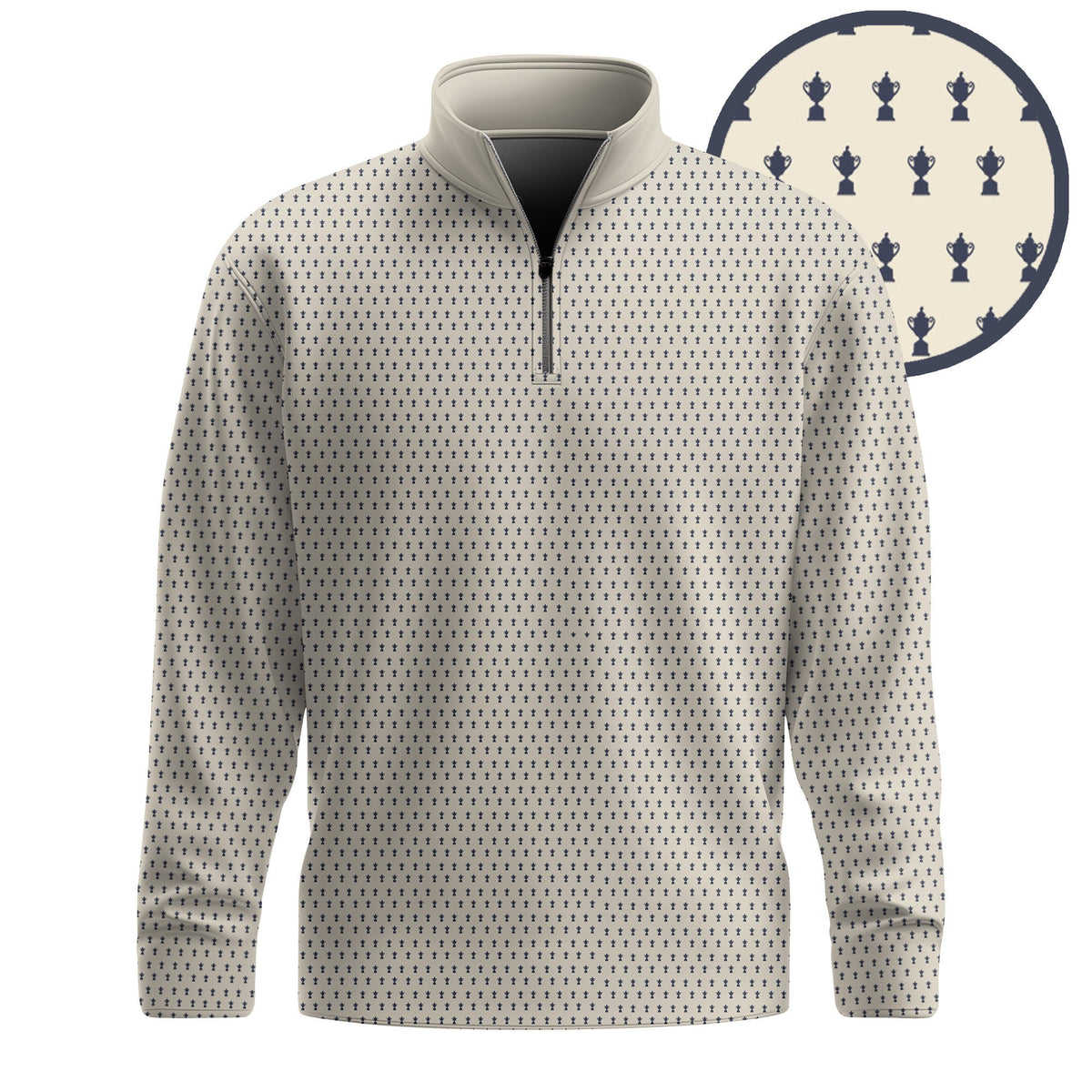 Vailla And Midnight Indio 2026 Men Quarter-zip Pullover