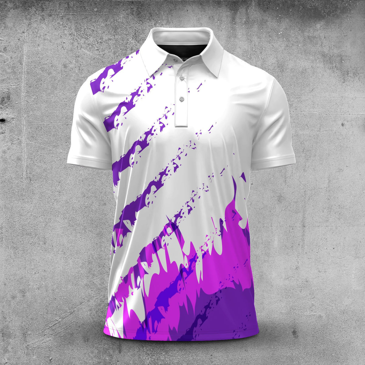 2026 Purple Sporty Men Polo Shirt