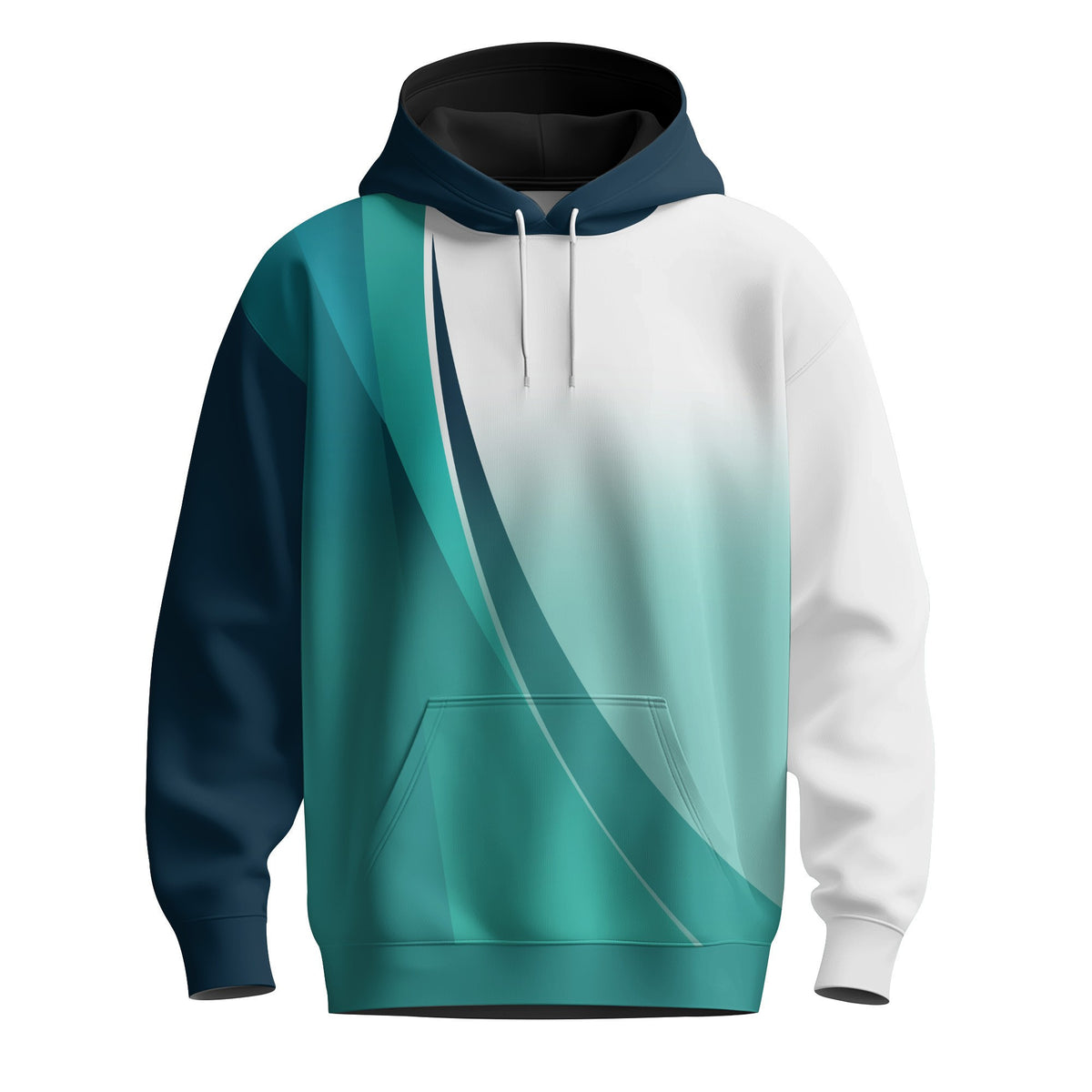 Cyan Curve 2026 Men Hoodie