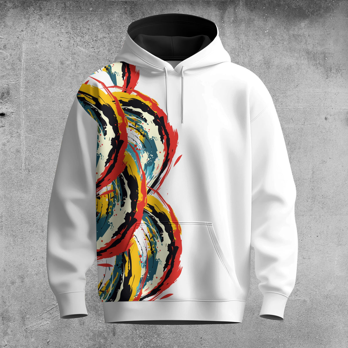 Color Wave 2026 Men Hoodie