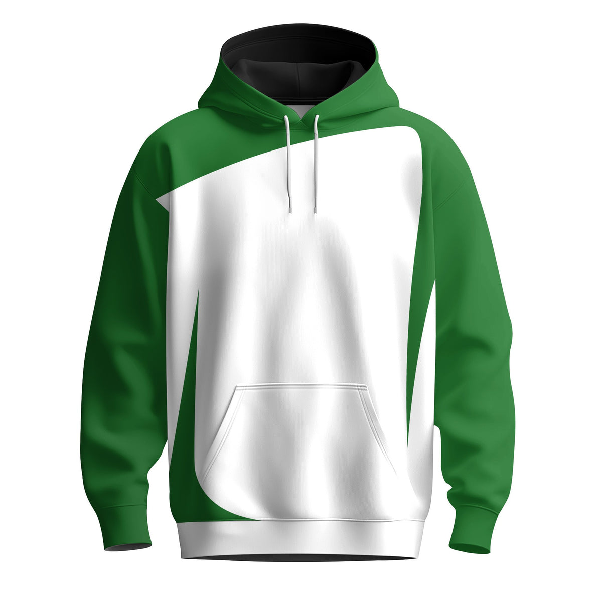 Green White Sport For Golf Men Hoodie