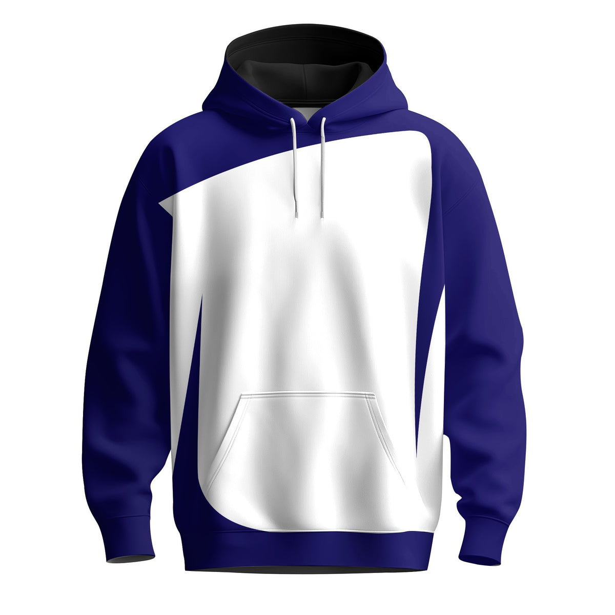 Blue White Sport For Golf Men Hoodie
