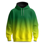 Gradient Green Yellow Men Hoodie