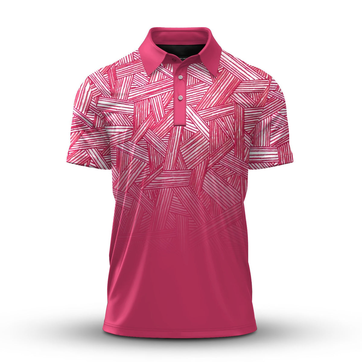 Pink Men Polo Shirt