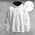 Colorful Paper Airplane 2026 Men Hoodie