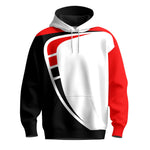 Red Black Men Hoodie