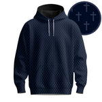 Blue Cross 2026 Pattern Men Hoodie