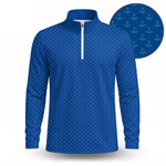 Blue Anchor 2027 Men Quarter-zip Pullover