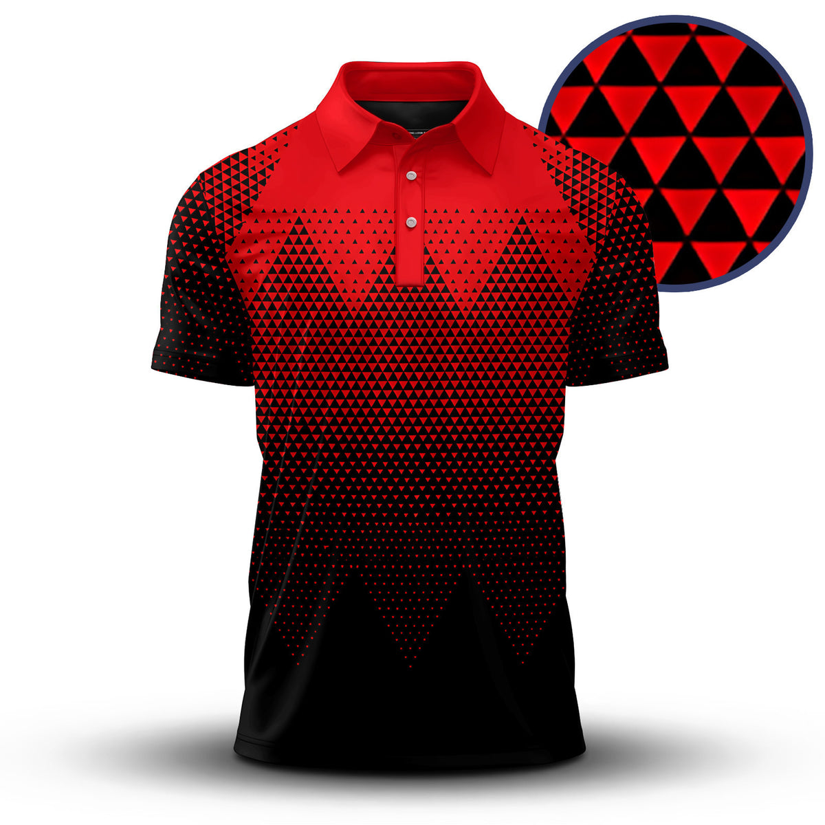 Triangle Dots 2027 Men Polo Shirt