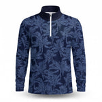 2027 Palm Indigo Brands Men Quarter-zip Pullover