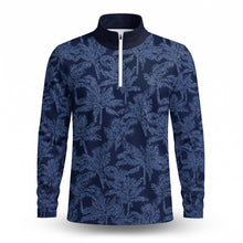 2027 Palm Indigo Brands Men Quarter-zip Pullover
