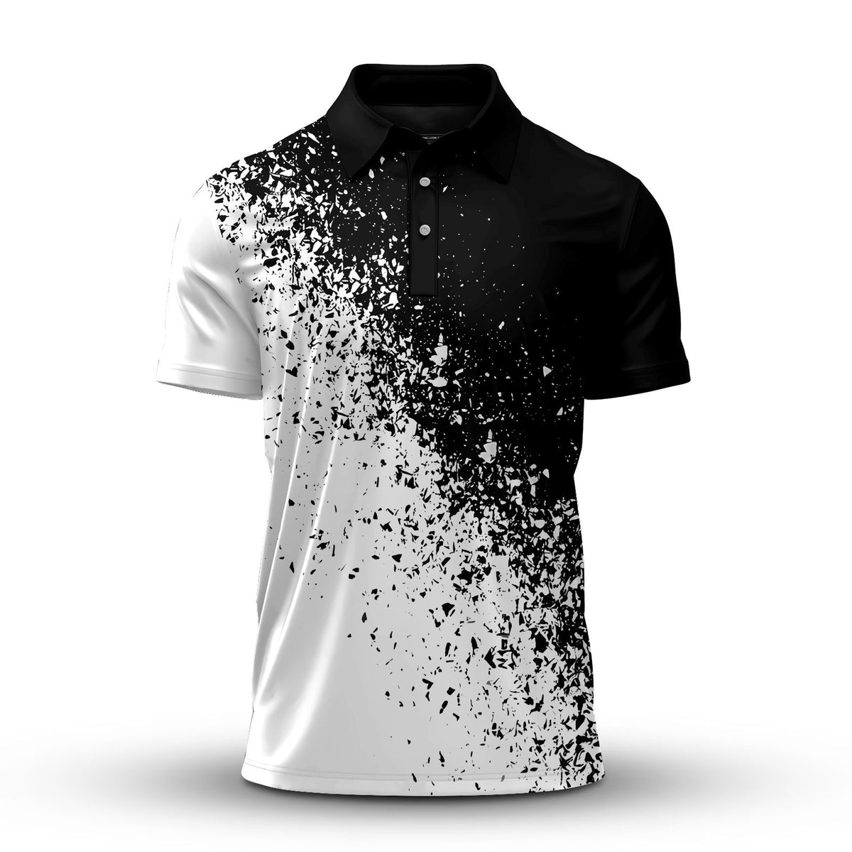 2026 Black White Sport Men Polo Shirt