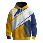 Blue Yelllow White 2026 Men Hoodie