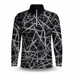 Loud Black Grey Men Quarter-zip Pullover