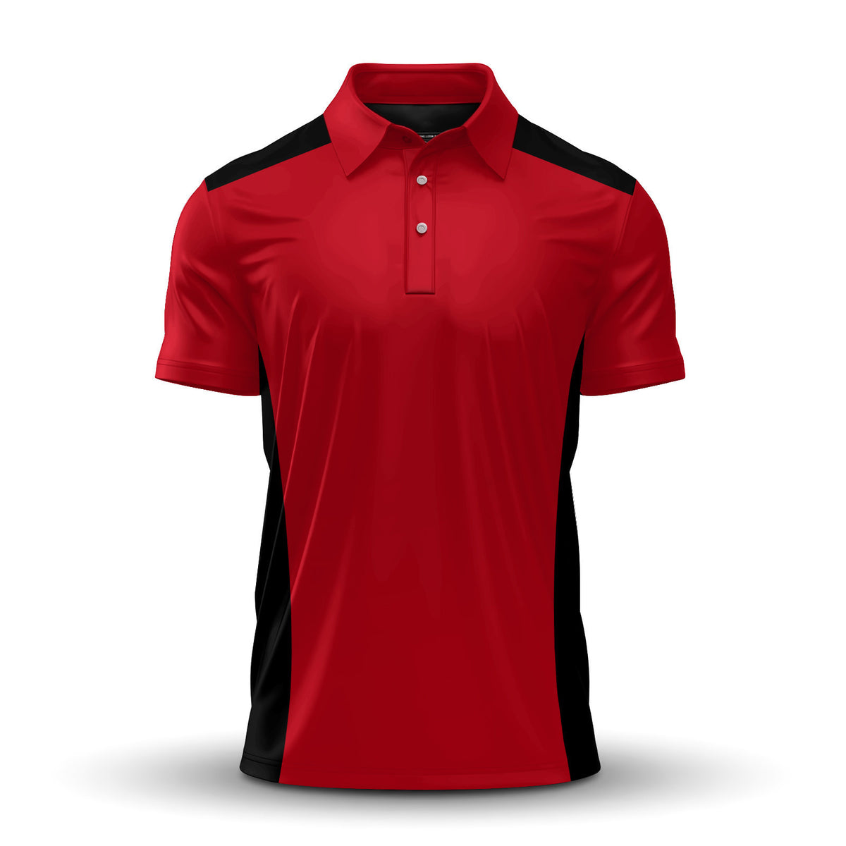Red Black 2027 Men Polo Shirt