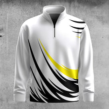 Black Yellow 2026 Sporty Men Quarter-zip Pullover