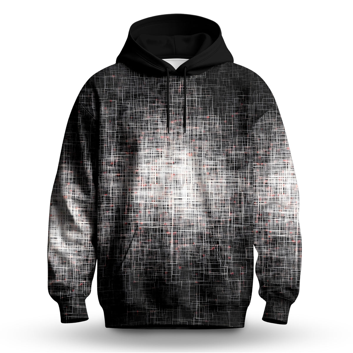 B&W Light In The Dark Men Hoodie