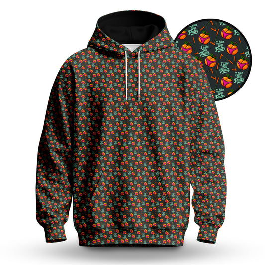 I Like Big Putts Orange Hoodie