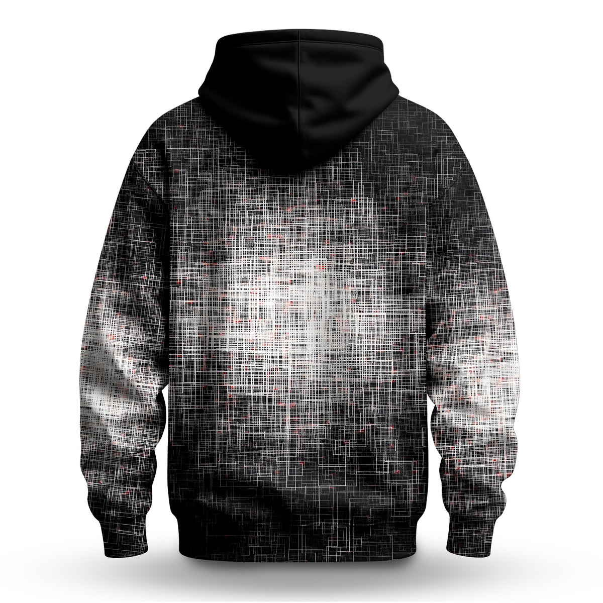 B&W Light In The Dark Men Hoodie