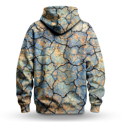 Surface Crack Men Hoodie