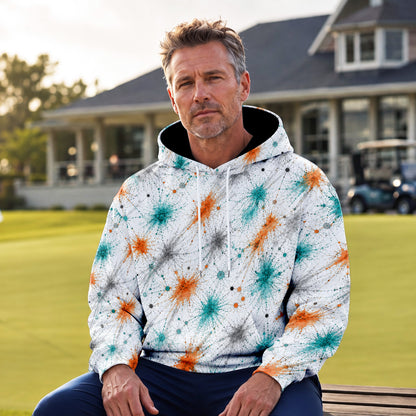 Color Dot Men Hoodie