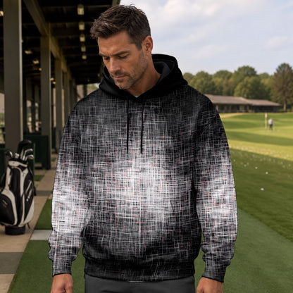 B&W Light In The Dark Men Hoodie