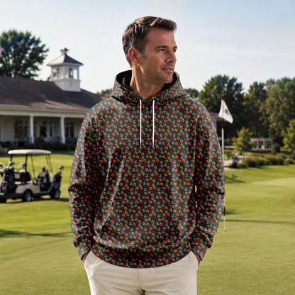 I Like Big Putts Orange Hoodie