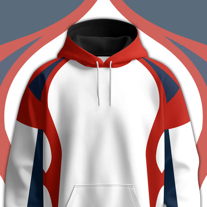 Red Blue White 2026 Men Hoodie