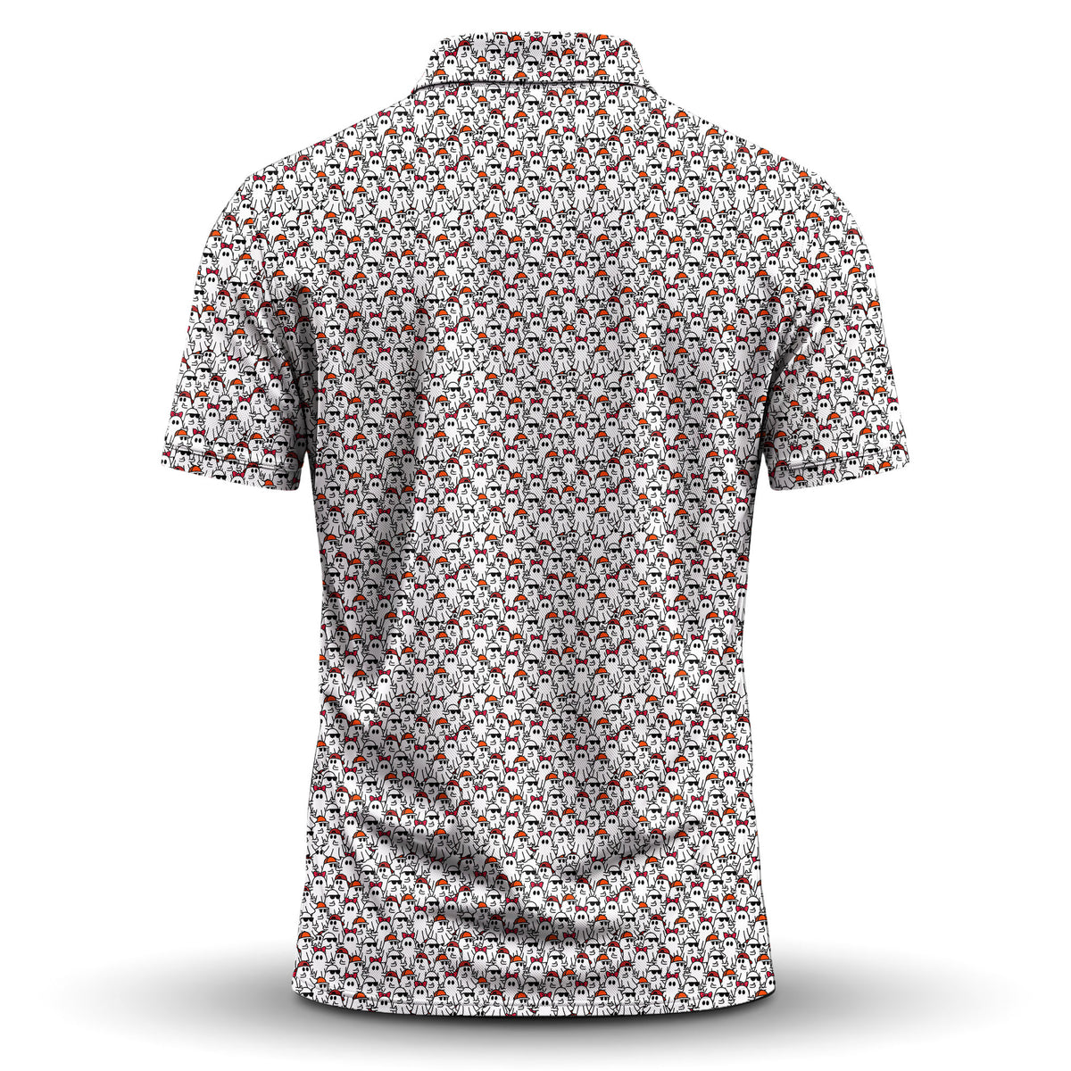 The Ghost Halloween Men Polo Shirt