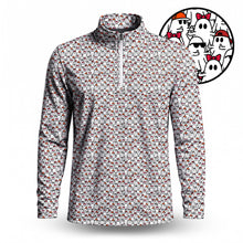 The Ghost Halloween Men Quarter-zip Pullover