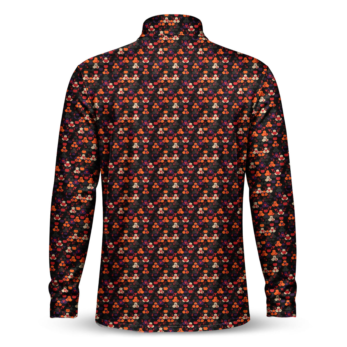 Halloween Bloody Hands Men V1 Quarter-zip Pullover