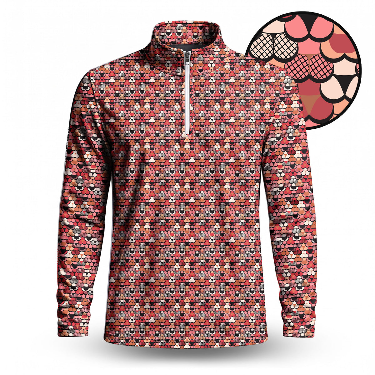 The Lace Men Quarter-zip Pullover