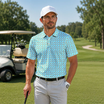 The Ice-cream Seamless Men Polo Shirt