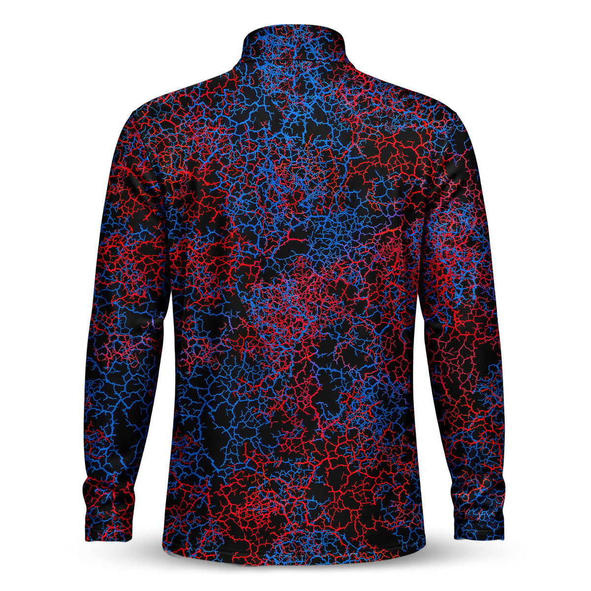 The Root Back Blue Red Men Quarter-zip Pullover