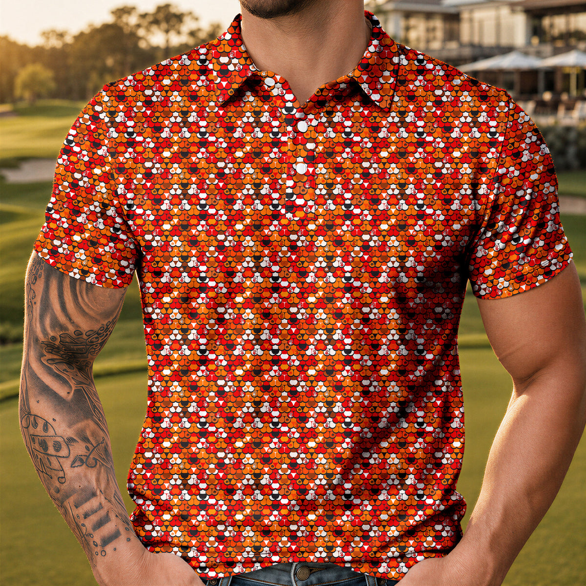 Halloween Secret V2 Men Polo Shirt