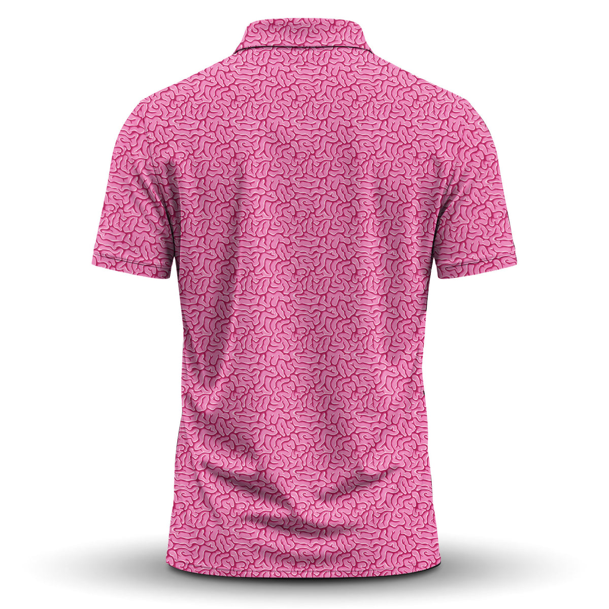 Brain Pattern Men Polo Shirt