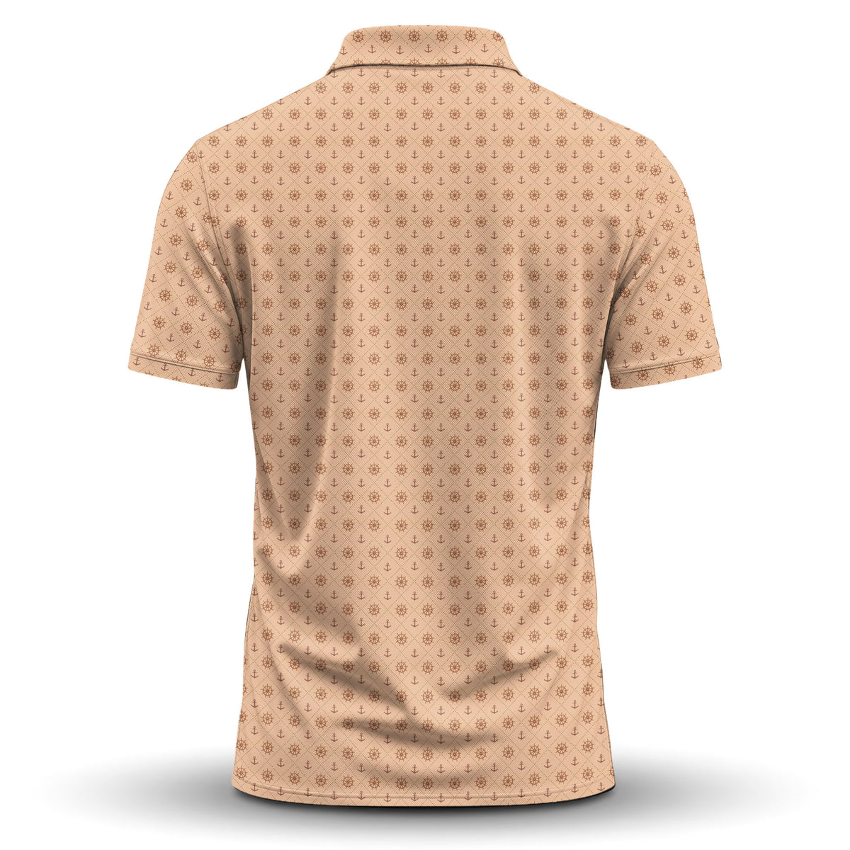 Brown Anchor Men Polo Shirt