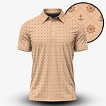 Brown Anchor Men Polo Shirt