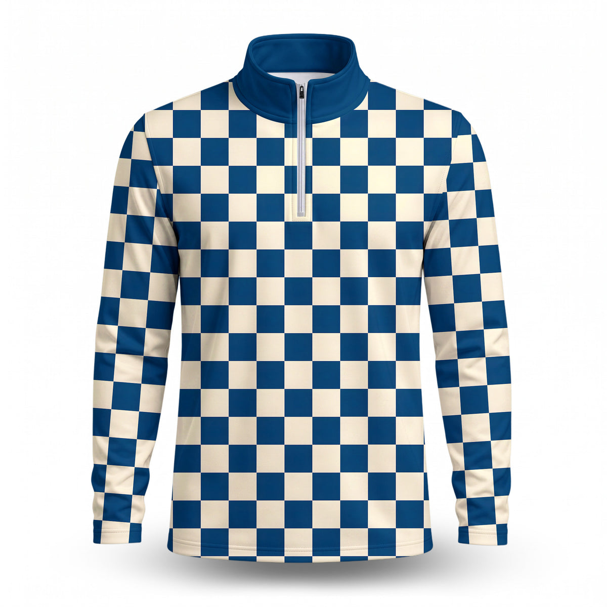 Blue Vanilla Caro Men Quarter-zip Pullover