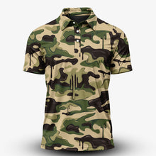 Camo Paint Men Polo Shirt
