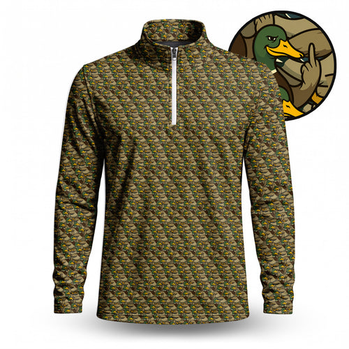Let My Duck Do The Talking Men Quarter-zip Pullover