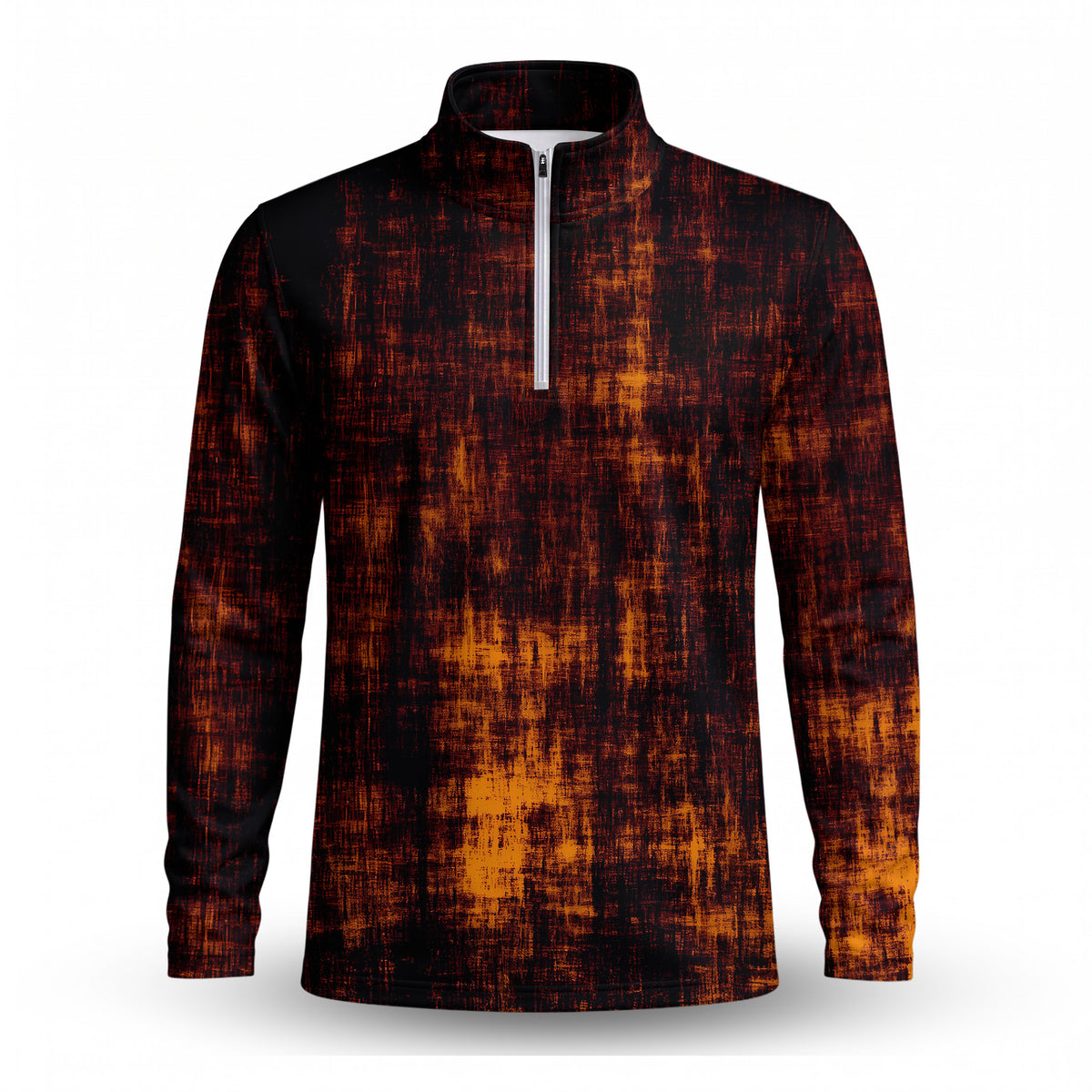 Light In Brown Men Quarter-zip Pullover